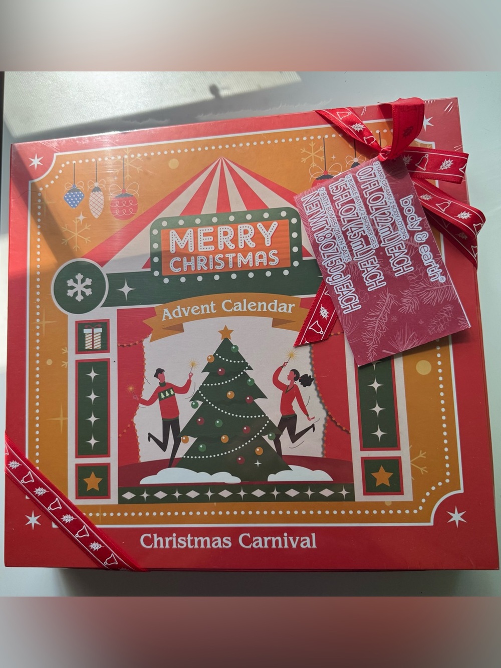 NWT Body & Earth Merry Christmas 2024 Advent  Calendar - Christmas Carnival